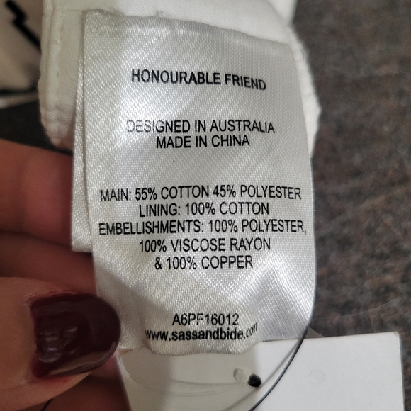 NEW Sass and Bide honourable friend embroidered beaded wedding harness dogs - Picture 7 of 8